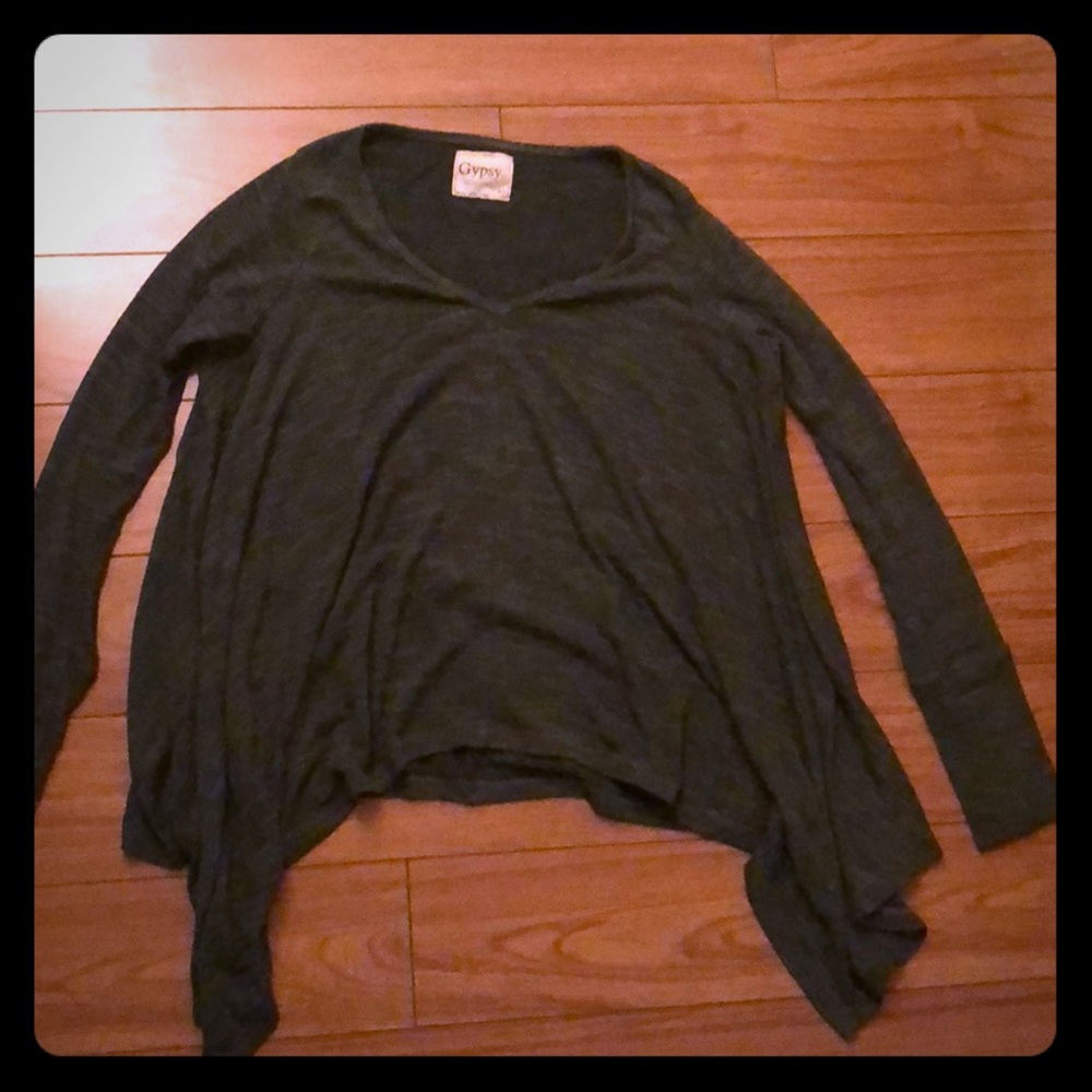 Gypsy 05 hunter green cozy stretch material shirt